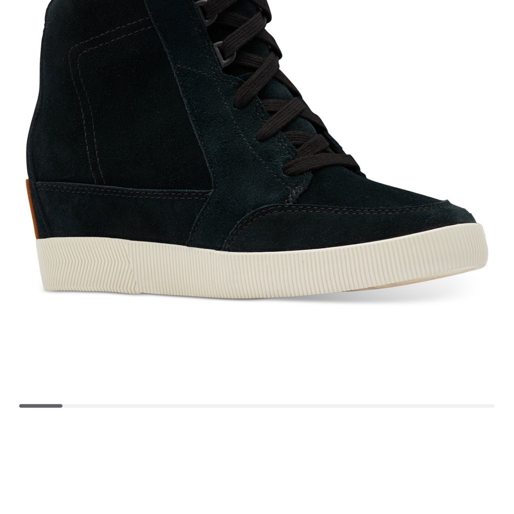 Women's Black High-Top Sneakers